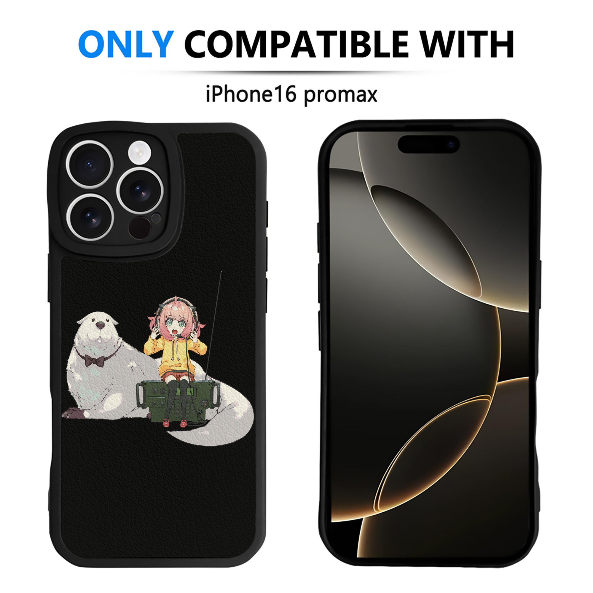 （画像用） SPY×FAMILY间谍家家酒 【iPhone 16シリーズ対応】シリコンスマホケース（レザー調） 材質：シリコン